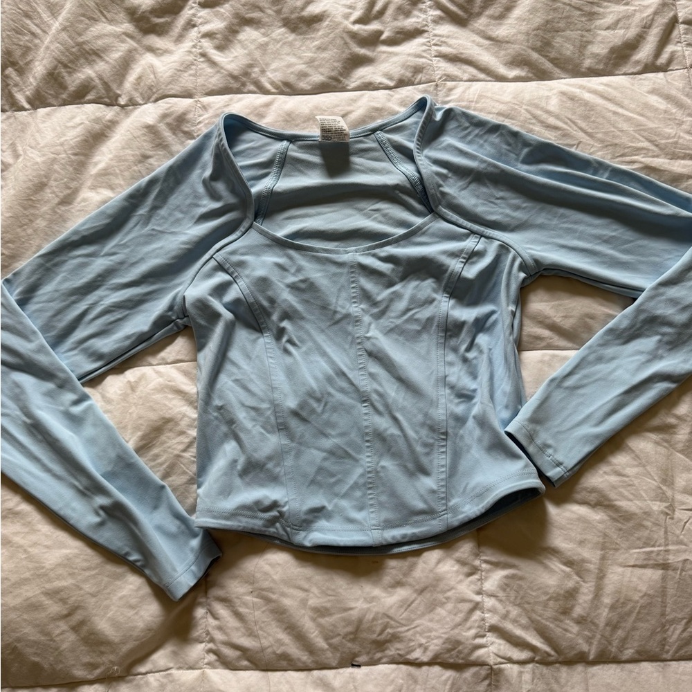 All in Motion Women's Sky Blue Long Sleeve Top